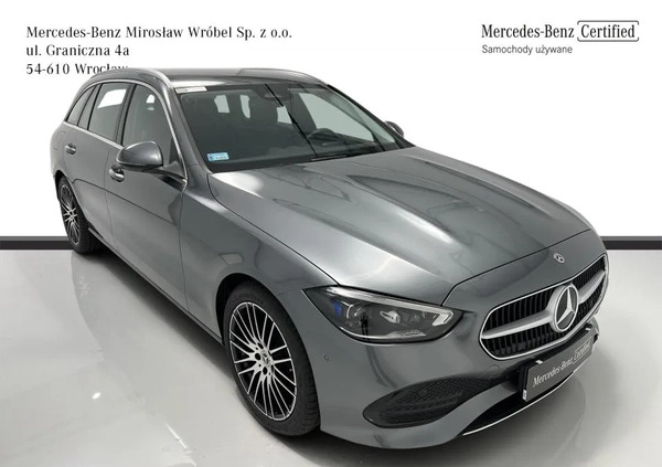 Mercedes-Benz Klasa C cena 214900 przebieg: 13600, rok produkcji 2021 z Wrocław małe 407